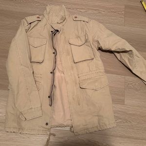 M65 style jacket tan